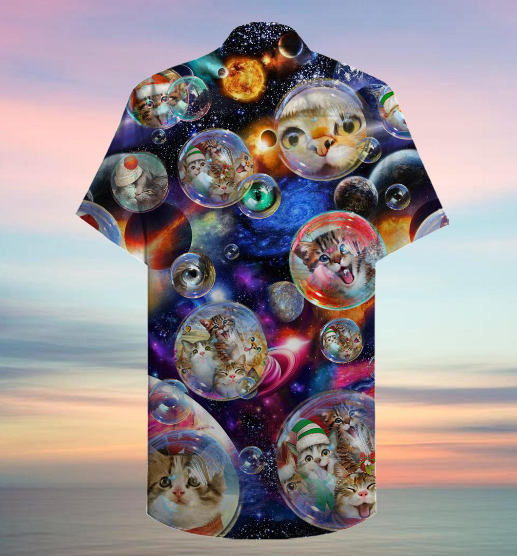 Áo Hawaii Mèo Cosmic 2