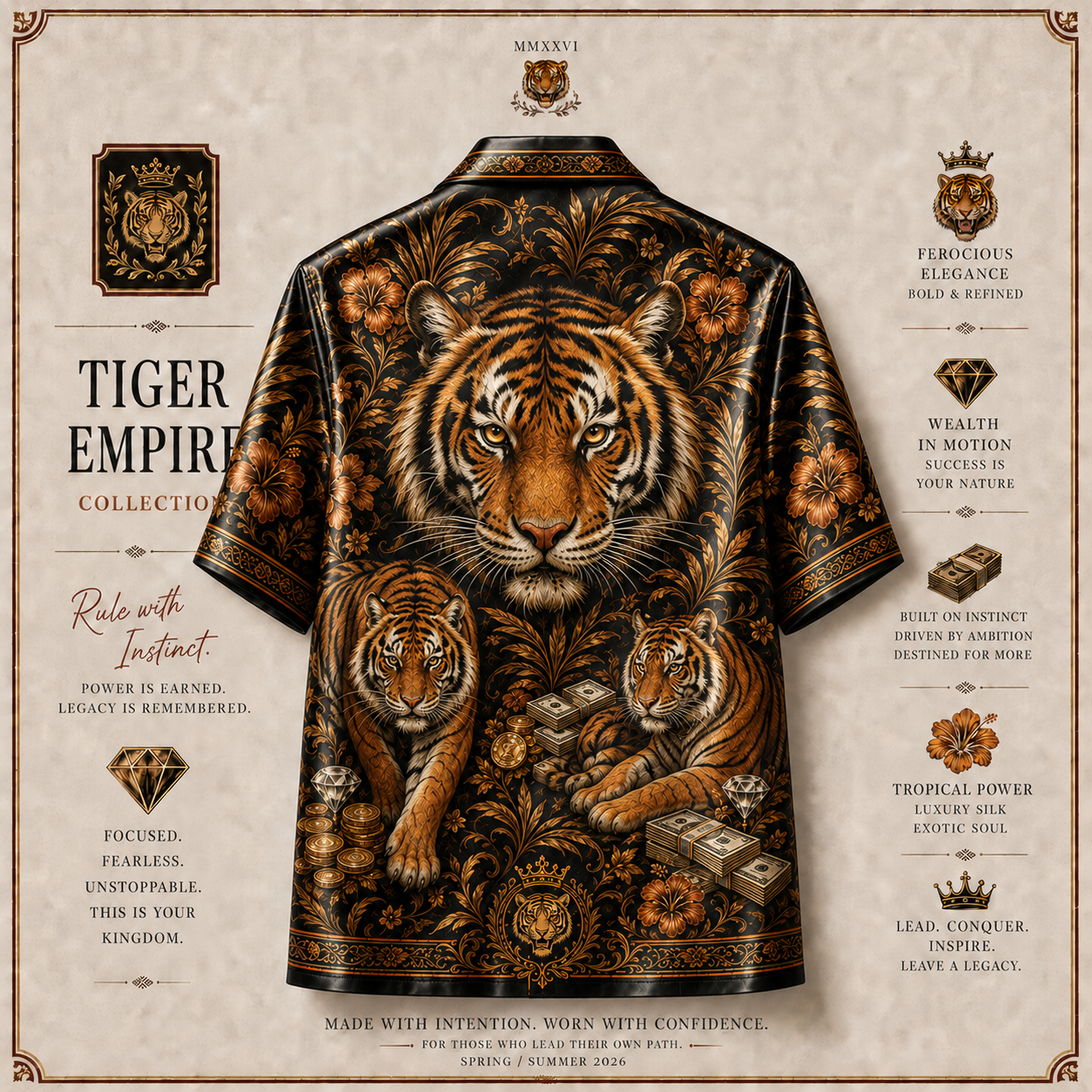 Áo Hawaii Lion Pride 2