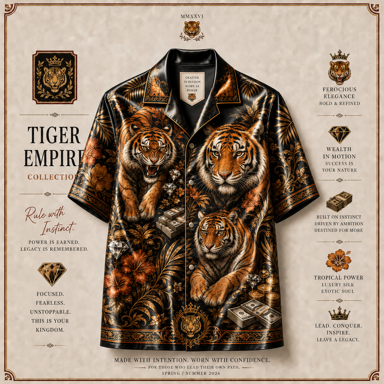 Áo Hawaii Lion Pride
